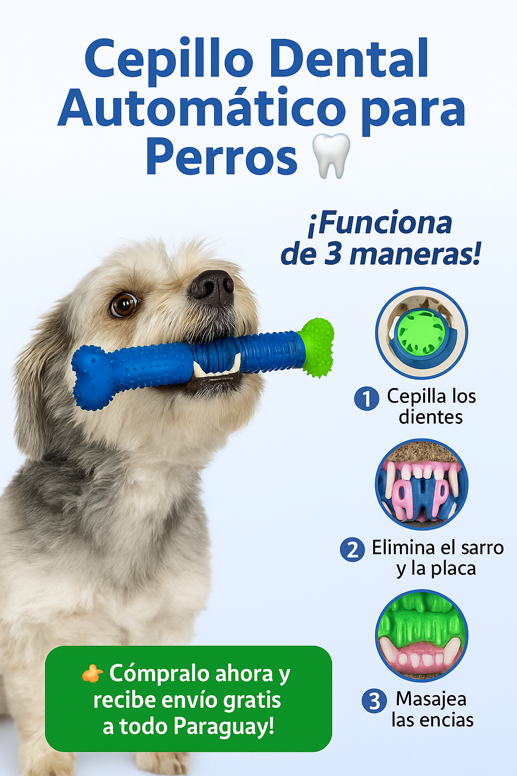 Chew Brush Limpieza Dental Mascotas