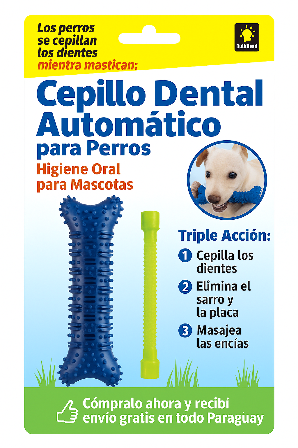 Chew Brush Limpieza Dental Mascotas
