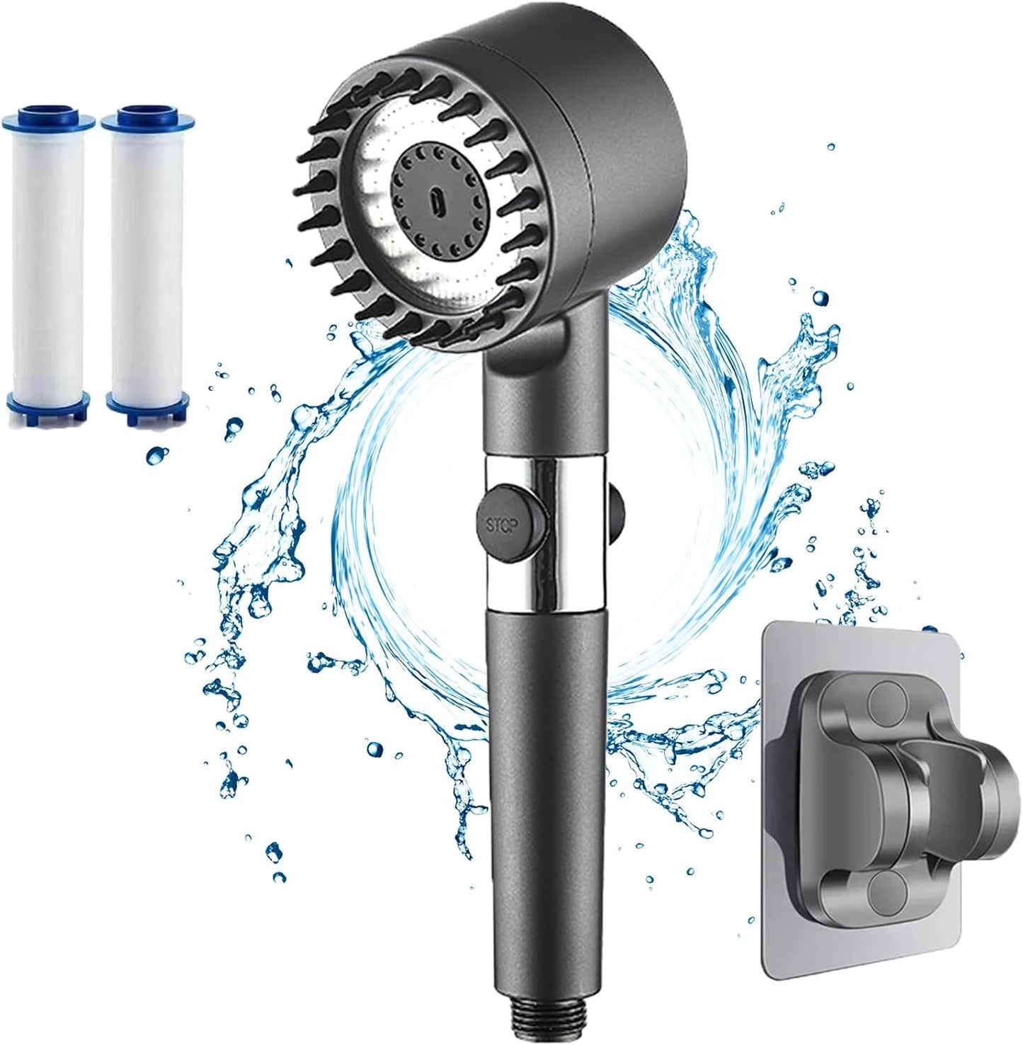 Cabezal De Ducha Potente Y Ahorrador